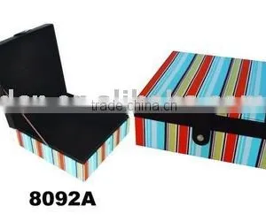 Canvas Gift Box; Cosmetic Box; Jewelry Box; Cardboard Box thumbnail-1