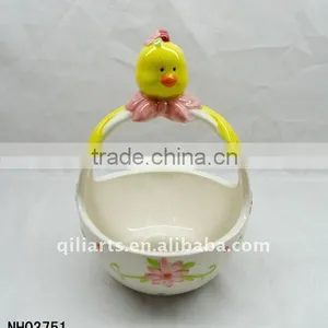 Ceramic Easter Chicken Candy Bag thumbnail-1