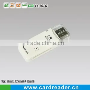 USB 2.0 Card Reader,Mini USB 2.0 Micro SD , XD Card Reader thumbnail-1
