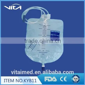 2000ml Non-toxic PVC Urine Collection Bag KYB11 thumbnail-3
