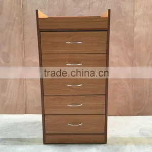 Antique Chests of Drawers Wooden Grain Color Drawer Storage Cabinet With 5Layers thumbnail-3