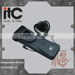 ITC TS-0670HD-16 Natural Sound 16 Language Full Digti IR Wireless Simultaneous Translation Equipment Quality Choice thumbnail-1