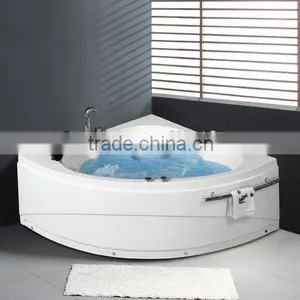 Round Bathtub Dimensions With Massage Jets and Pillow Q302 thumbnail-2