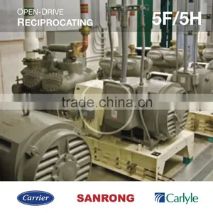 New Carrier Compressor 5H60 for Refrigeration, Carrier 5H Compressor, Carlyle 5H66 Marine Refrigerator Open-Drive Compressor thumbnail-1