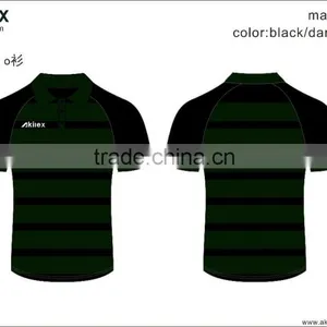 Sublimation Custom Wholesale Cheap Rugby Jersey Fabric Rugby Shirt thumbnail-1