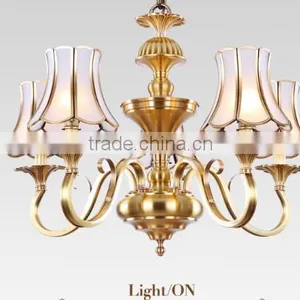 Good Price Antique Brass Copper Chandelier thumbnail-2