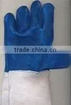 CHROME LEATHER HEAT RESISTANCE HAND GLOVES (SFT-0808) thumbnail-1