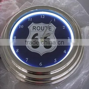 Wholesale Digital Neon Wall Clock thumbnail-1
