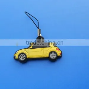 Pvc Car Designed Mobile Phone Strap thumbnail-1
