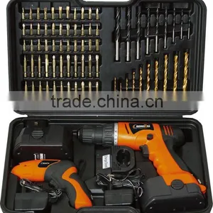 18Volt Drill and 4.8Volt Screwdriver Kit With 74pcs Accessories thumbnail-1