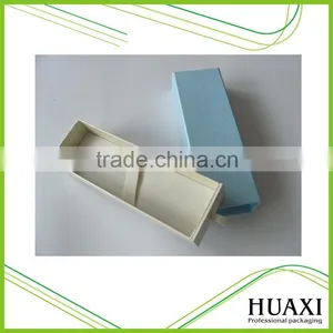 Hot Sale Light Blue Slide Paper Drawer Box Jewelry Necklace Boxes thumbnail-2
