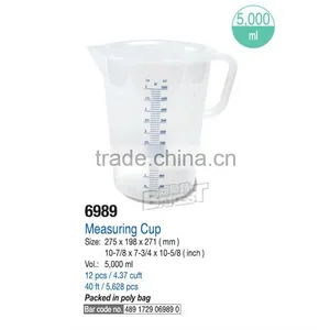 5000ml Best Large Professional PP Plastic Measuring Cup With Clear Scale Kitchenware Tools Measurement Instrument thumbnail-1