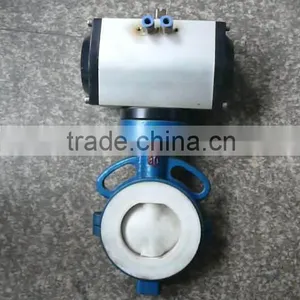 High Quality Electrical Wafer Soft Seal Cast Iron Gear Operated Wafer Center Line Butterfly Valve thumbnail-5
