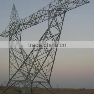 High Voltage 3 Legged Angle Electric Transmission Line Tower thumbnail-1
