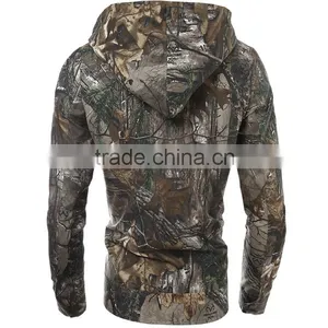 Custom Autumn Camouflage Outdoor Bomber Jacket thumbnail-3
