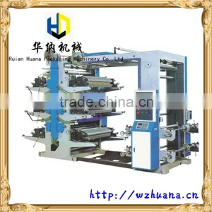 Shoping Bag Six Color Flexographic Plastic Print Press thumbnail-1