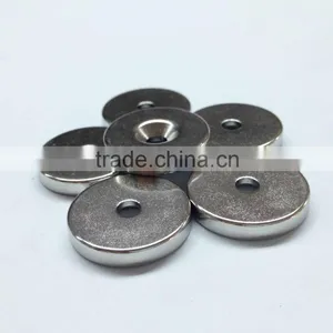 N35 Disc Block Ndfeb Magnet With Hole thumbnail-3