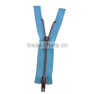 NO.5 METAL ZIPPER ANTI-COPPER TEETH TWO WAY YKK thumbnail-1