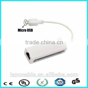 FCC Certified Micro Usb to Rj45 Ethernet Adapter thumbnail-3