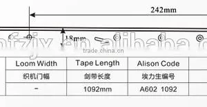 JAKOB MULLER Rapier Tape Rapier Loom Spare Parts thumbnail-4