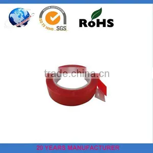 1.0MM Clear Double Sided Acrylic Foam Tape With Red Film thumbnail-1