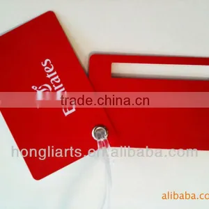 Hard Plastic PVC Card Luggage Tag thumbnail-1