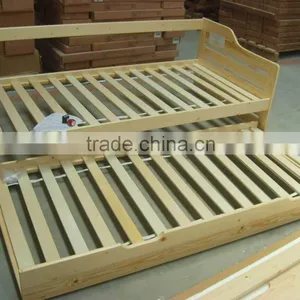 Modern Quality Solid Pine Wood Box Bed Designs for Sofa Bed thumbnail-2