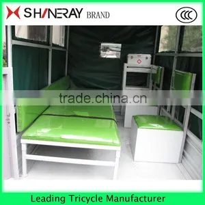 Three Wheel Ambulance Motorcycle Tricycle Bicycle Hot Sale in India 150cc200cc250cc thumbnail-3
