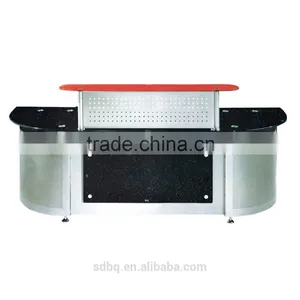XPT-P0403 White Used Salon Reception Desk thumbnail-1
