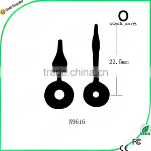 1 Large Pair of Shiny Solid Brass Small Pointer for Antique Vintage Clocks thumbnail-1