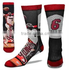 Wholesale Custom Make All Over Print Dye Sublimated Socks thumbnail-1