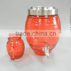 Glass Water Dispenser With Mason Jar thumbnail-1