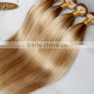 Fast Shipping Cheap Hair Extension Unprocessed Two Tone Human Hair Weave thumbnail-1