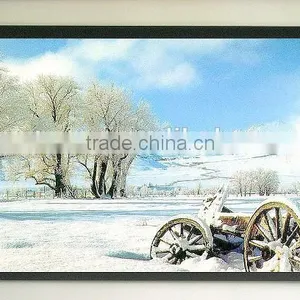 Format 16:9 200 Inch Fixed Frame Projector Screen/ Aluminum Frame Projection Screen With Black Velvet thumbnail-2