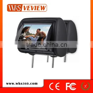 Veview 7" LED Digital Panel Headrest Monitor With DVD Player thumbnail-1