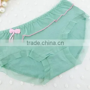 Sexy Low Waist Breathable Female Underwear Lace Women Briefs thumbnail-6