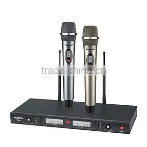 Professional KTV UHF Wireless Microphone,Dual Channel UHF Wireless Microphone,Outdoor Performance Wireless Microphone thumbnail-6