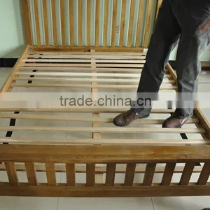Solid Oak Wood 5" Kingsize Bed thumbnail-1