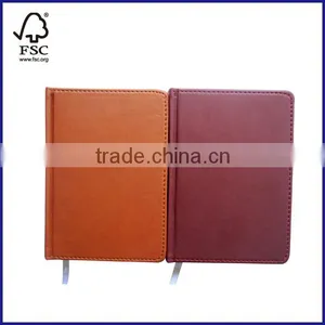 Custom Leather Executive Notebook With Map for 2014 thumbnail-1