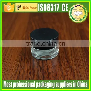 Frosted 10ml Glass Empty Cream Jar Frosetd Matte Cheap Facial Cream Glass Jars With Aluminum Cap thumbnail-1