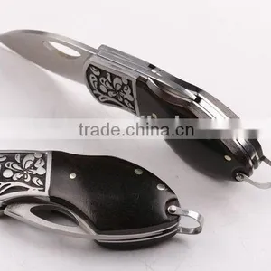 OEM 440 Blade Material Copper Handle Small Pocket Gift Knife thumbnail-3