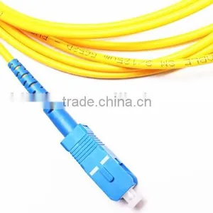 SC Single Mode 9/125 Yellow Color PVC Jacket 3M Fiber Optic Patch Cord thumbnail-5