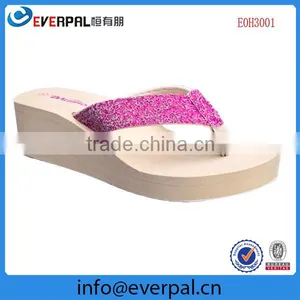 Lady Sexy High Heel Platform Wedge Flip Flops thumbnail-1