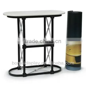 Folding Aluminum Expo Pop up Display Counter, Advertising Pop up Promotion Table thumbnail-4