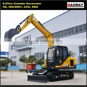 CE / ISO , 8.5 Ton Compact China Made Cheap Brand New Excavator, CE / ISO Certificate, CT85-8A , CT85-8B thumbnail-4