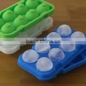New 4.8cm Diameter Silicone Ice Ball Cube Tray With Small Lid Freeze Mould Bar Jelly Chocolate Mold Maker thumbnail-6