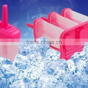 Ice Pop Molds Maker, Set of 6, Pink, BPA Free thumbnail-1