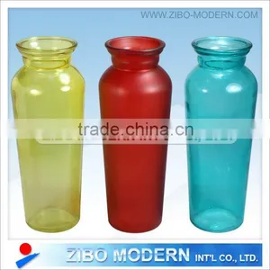 Glass Canister/colourful Glass Vase thumbnail-1
