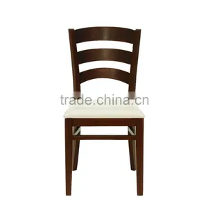 Hot Selling Antique High Back Wooden Classic Wooden Carved Leisure Fabric Dining Chair thumbnail-1