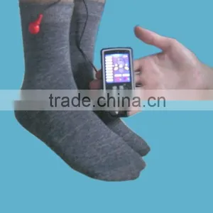 All Natural Silver Fiber Winter Massage Socks for TENS thumbnail-2